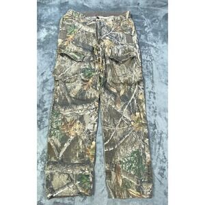 Magellan Outdoors Pants Mens Medium Camouflage Realtree Edge Hunting Cargo 32x29